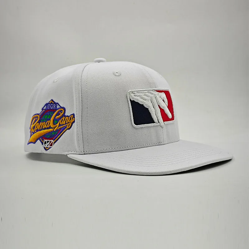 New Embroidery Custom  Baseball Cap Two Tone Snapback Hat Hiphop Street wear Cap