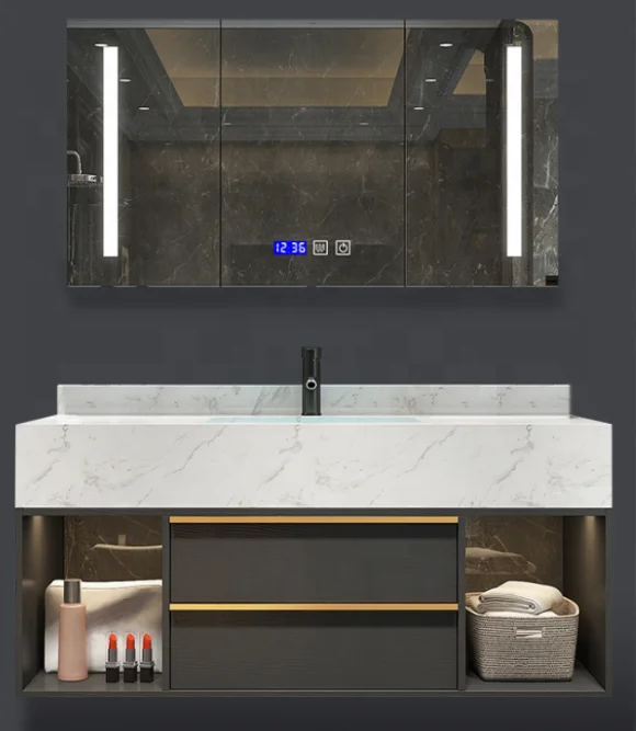Hotel Wall Floating Vanity Bathroom Vanity Modern Bathroom Cabinet Furniture