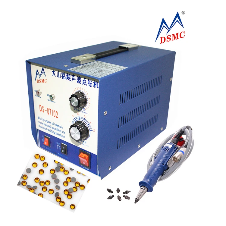 New Ultrasonic Hot Fix Crystal Rhinestone Fixing Machine  Stoning Machine For Cloth