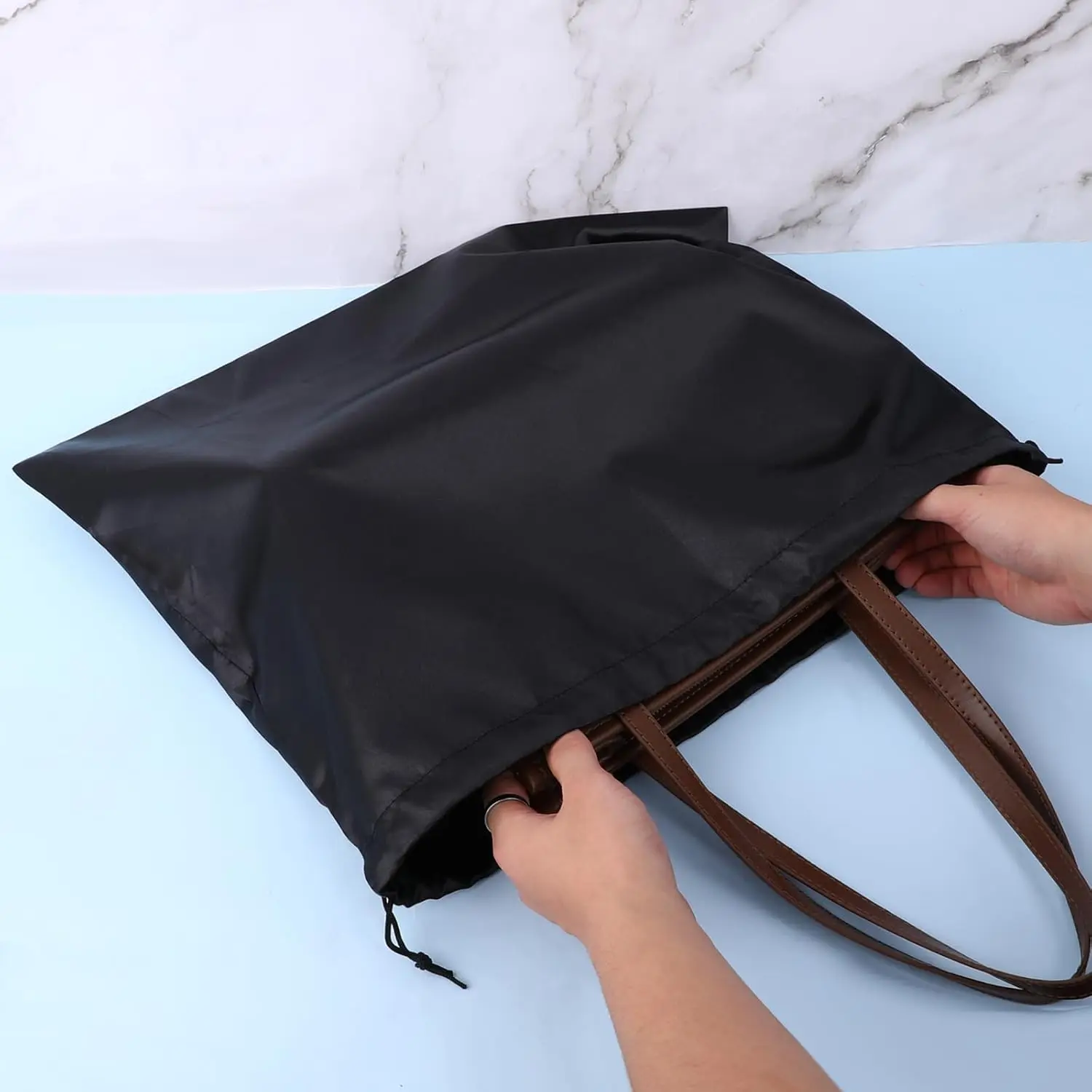 60*50cm Fabric Handbag Dust Bags drawstring dust bag for gift   Travel Storage  Large Storage Pouch Purse Shoes Boots