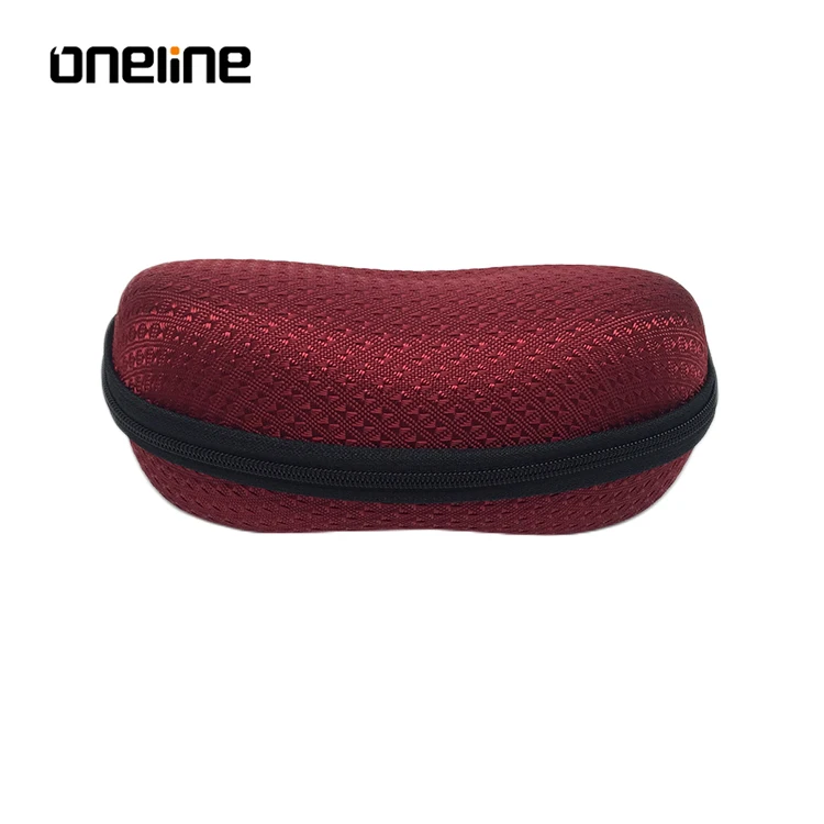 Waterproof Fashion Appearance Sunglasses EVA Zipper Leather Portable Sun Glasses Case Soft