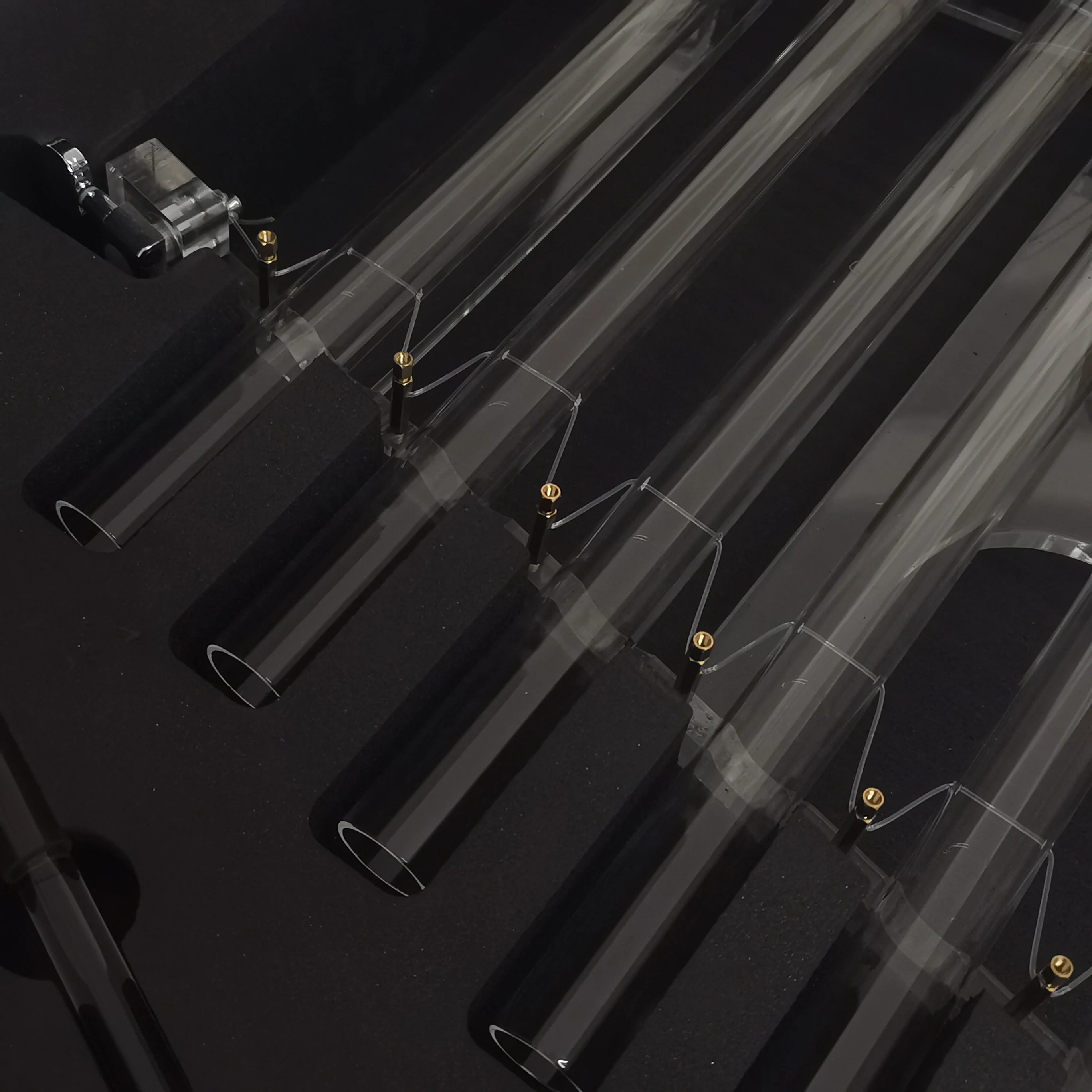 SIHE High Purity Tone 8 Notes Clear Crystal Meditation Harp With Alloy Carry Case For Music Performance