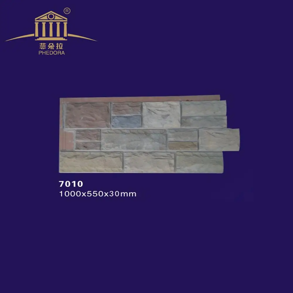 
Custom artificial culture stone polyurethane pu culture stone panel 
