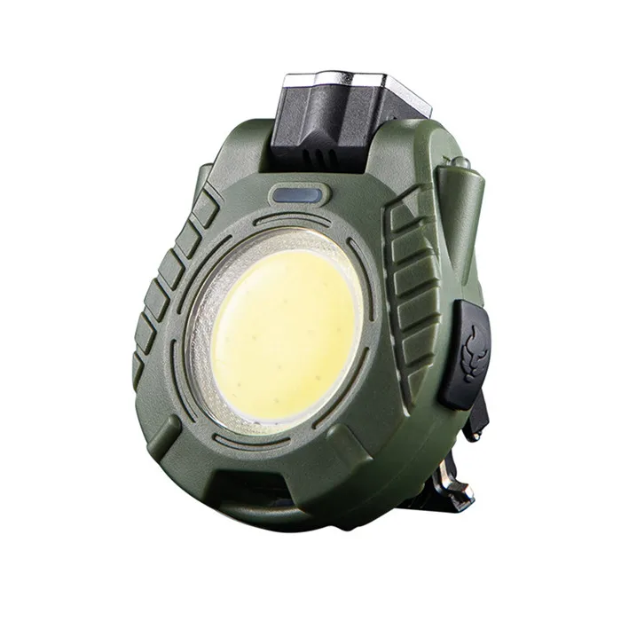 500 LM Smart Sensor Cap Clip Lamp USB rechargeable COB work light Magnetic Mini Work Lamp Emergency Head Light