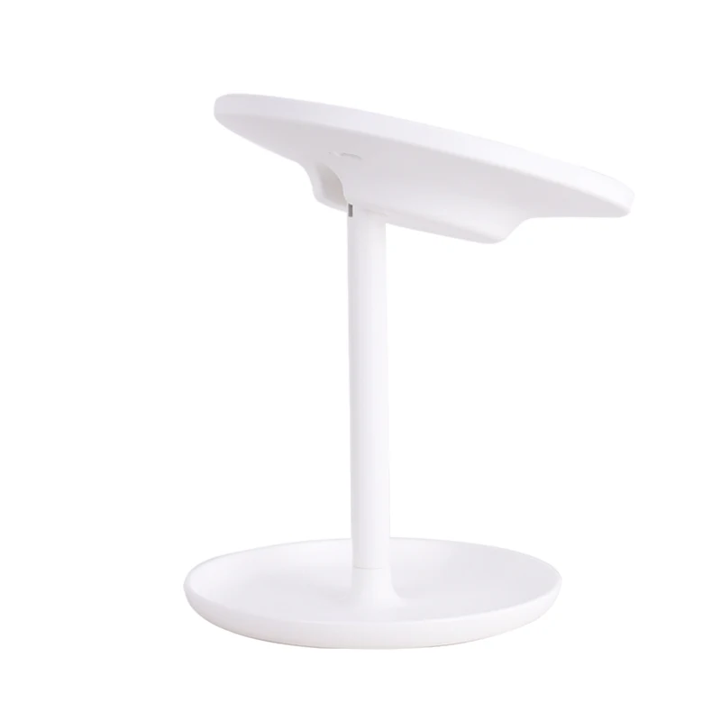 Round Led Table Rechargeable Makeup Free Standing Vanity table Mirror Gms807