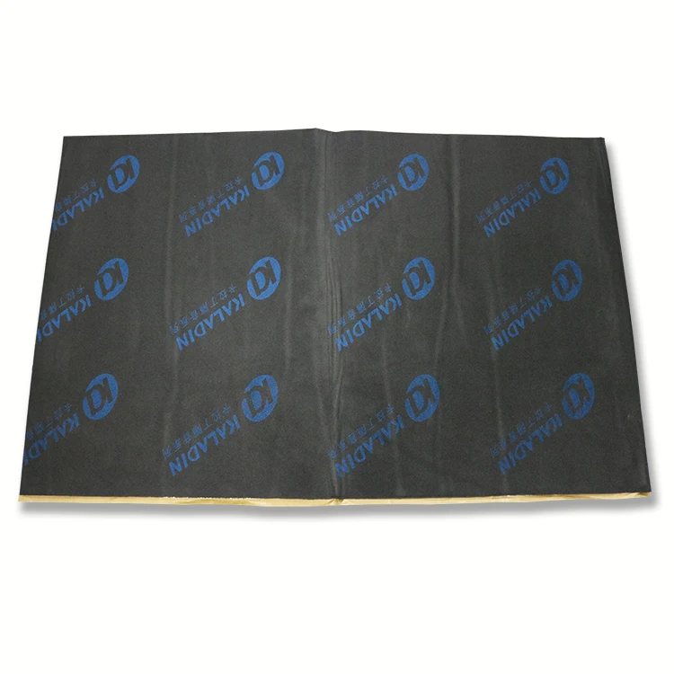Three In One Compound Material 5mm Foam+2mm Butyl Rubber+0.1mm Aluminum Foil Sound Deadening And Thermal Insulation Material