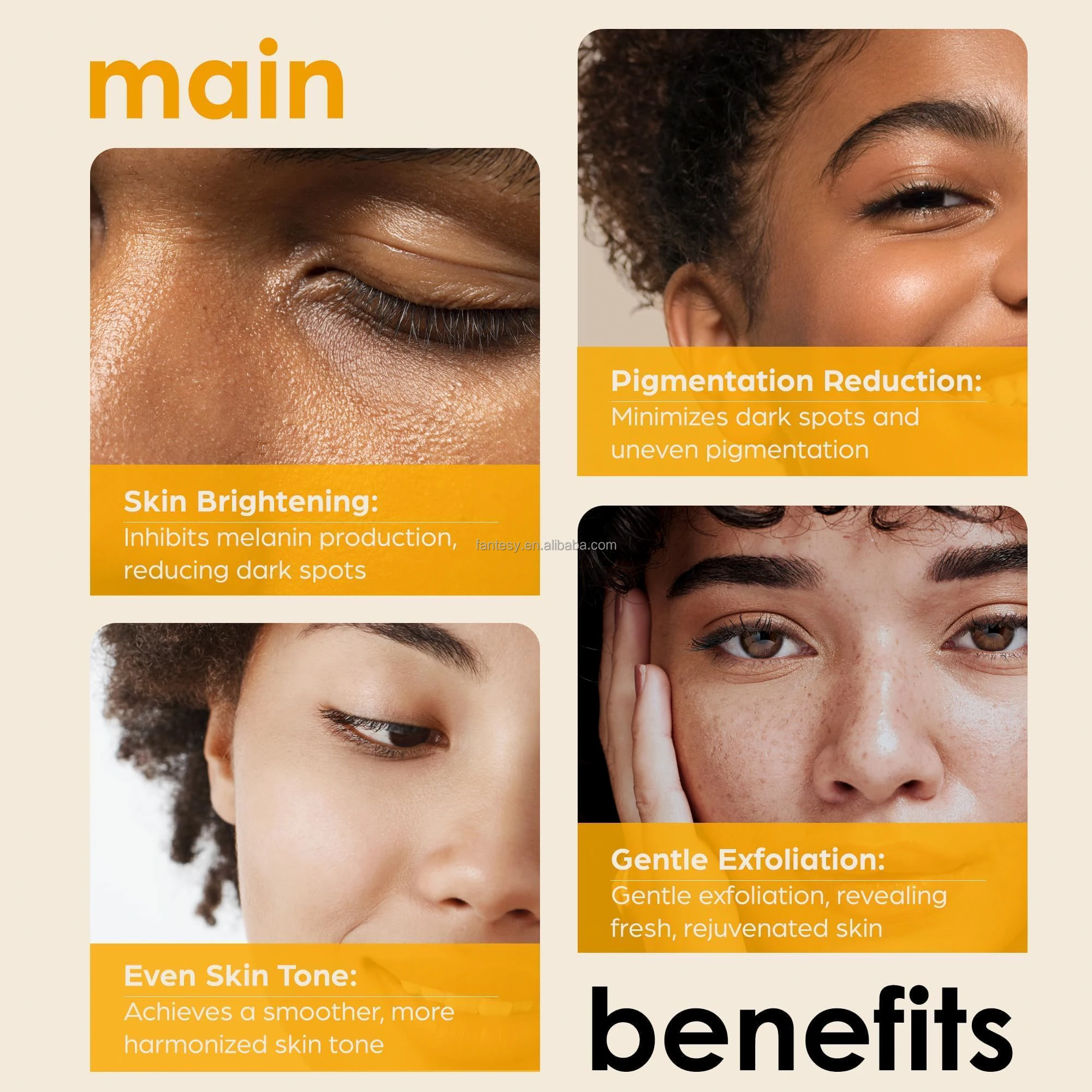 Private Label Kojic Acid Soap Vitamin C Herbal Body Collagen Shea Butter Brightening Dark Spot Remover Anti-Acne Kojic Acid Soap