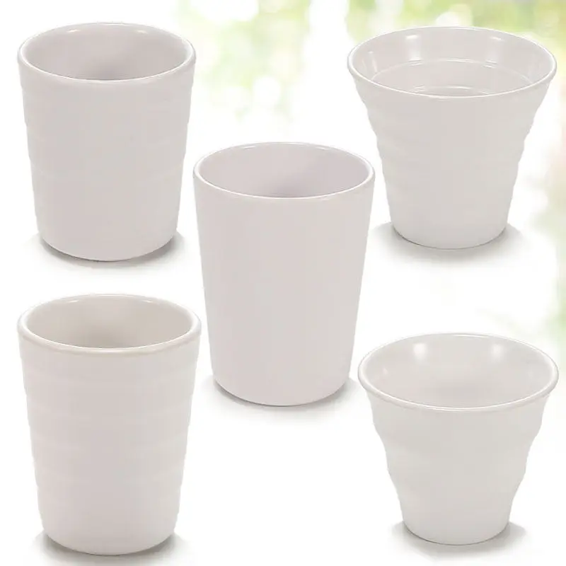 Practical various styles of irregular shape melamine cup dessert cup coffee cup wholesale