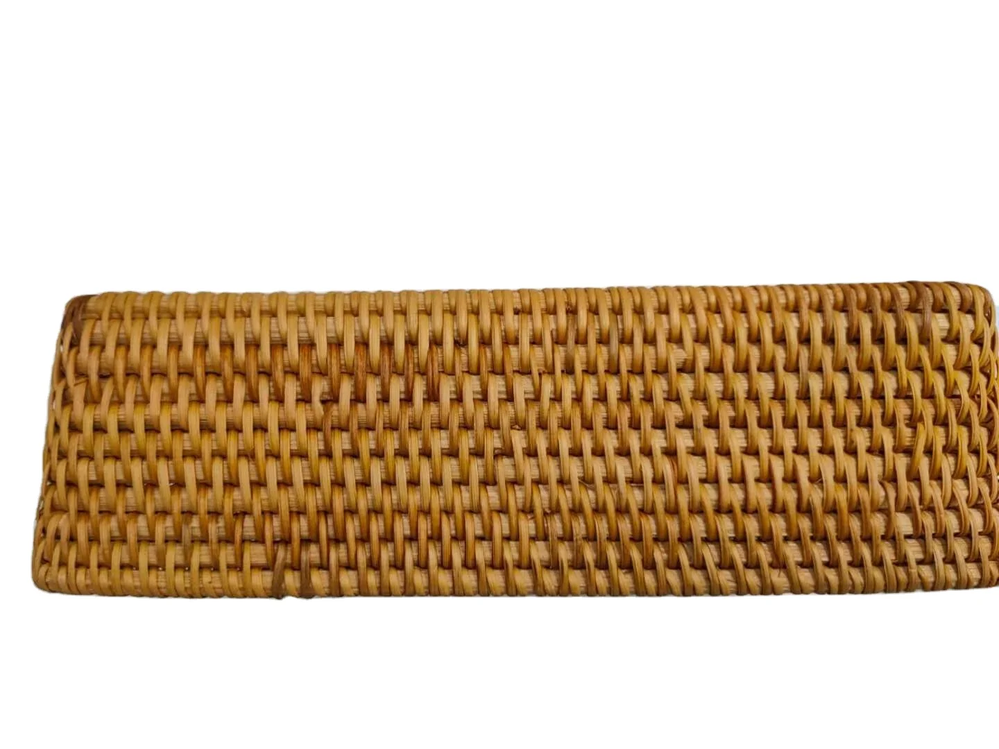 Exquisite storage basket with double handle  natural  rattan  basket
