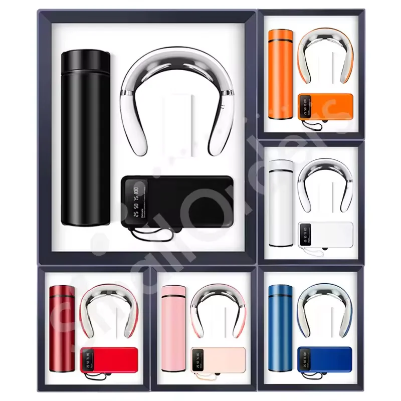 Custom 2024 new products ideas 2024 2025 promotional notebook corporate business luxury gifts items sets with vacuum flask pens