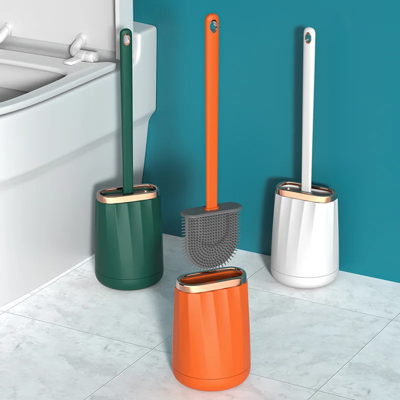 Wholesale Wall-Mounted Toilet Brush for Home Use without Blind Spots for Toilet and Bathroom Cleaning Cleaning Brushes