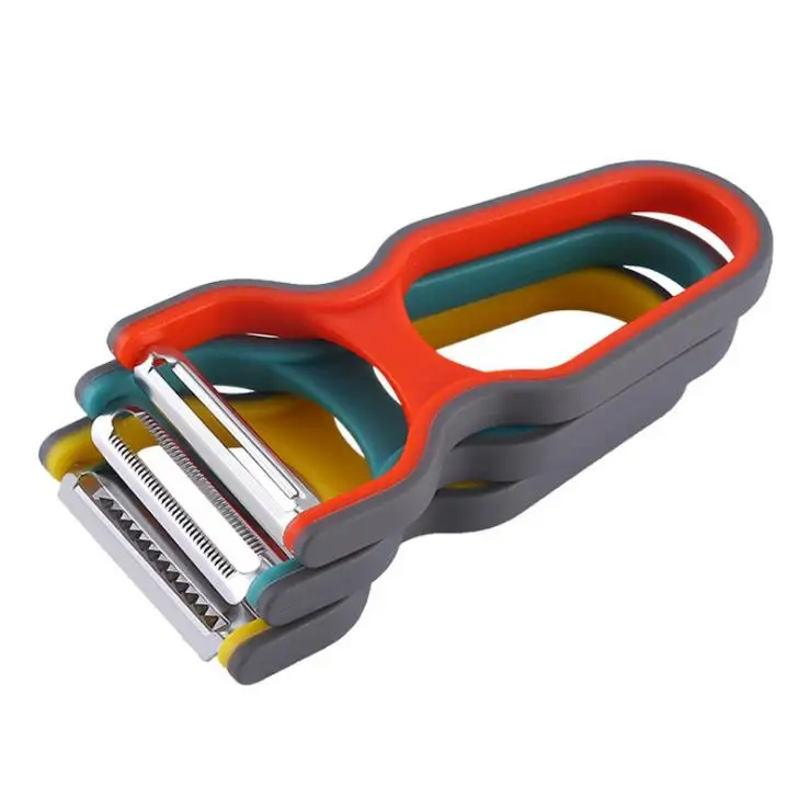 TD1 Multi-color Hand Held Vegetable Peeler Kitchen Gadgets 3 Piece Y-Peeler Set Fruit Apple Potato Peeler For Vegetable