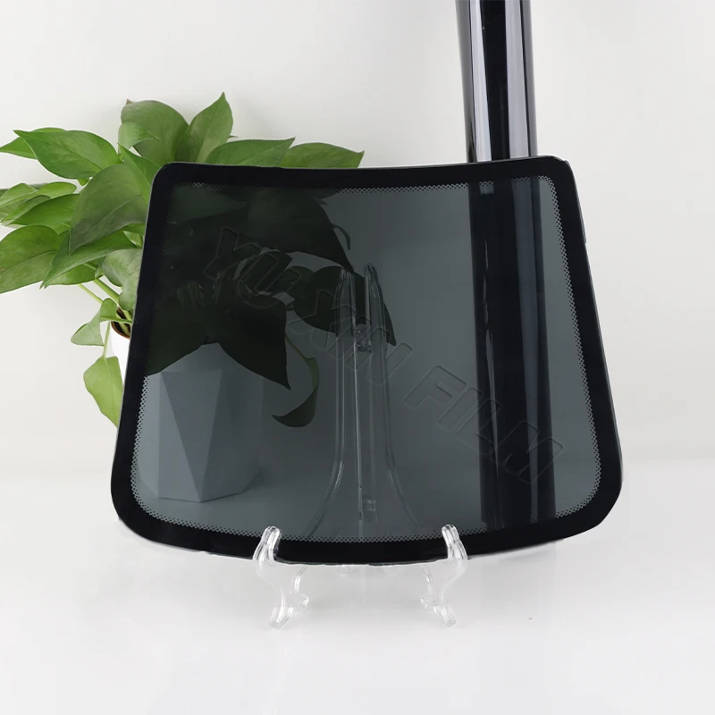 Black Color VLT10% PET Self Adhesive Car Glass Window Film UVR 99% Car Solar Tint 2 Ply Nano Ceramic Film Car Window Film