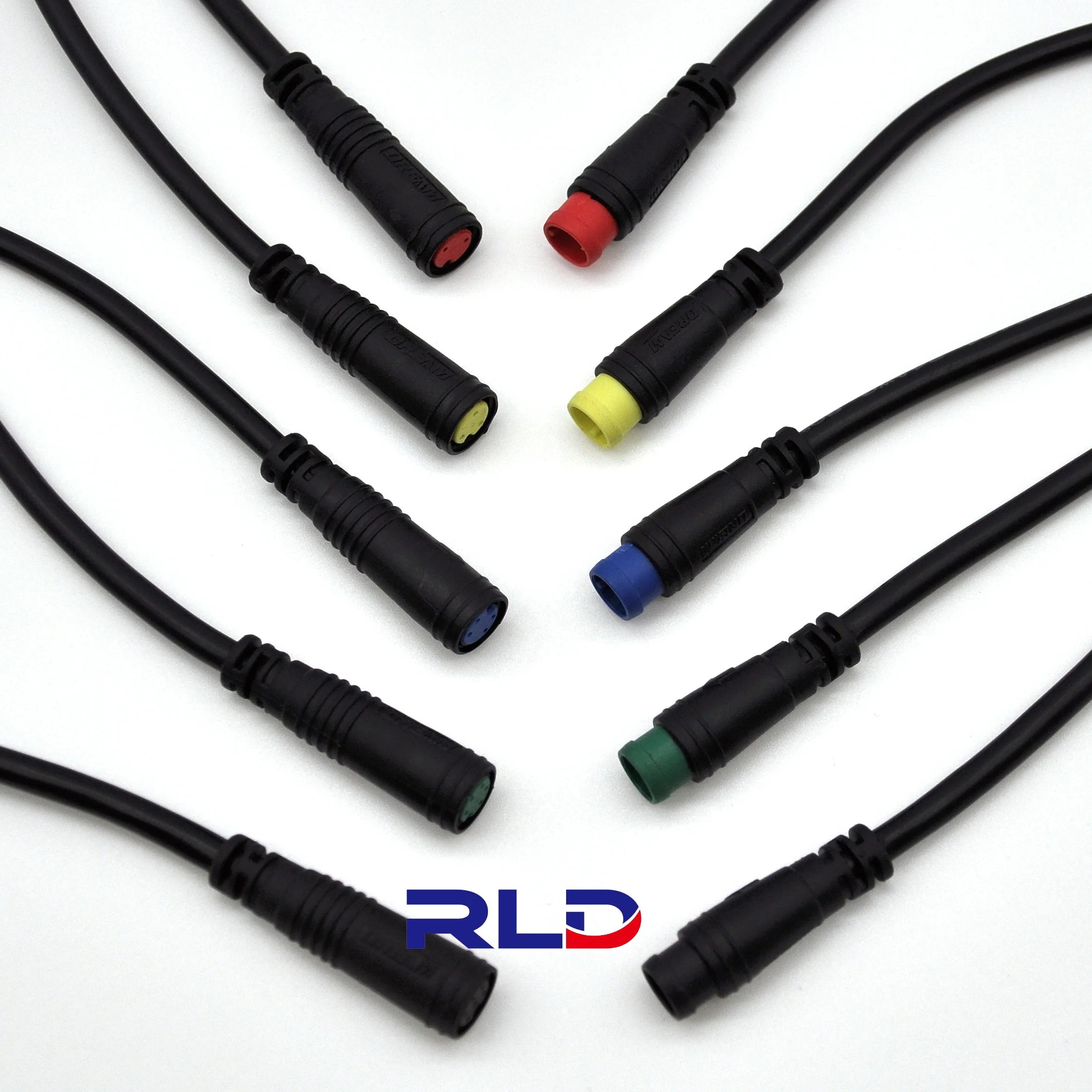Cables Cordsets M8 Round Connectors Industrial3Pin 4Pin 5Pin 6Pin 8Pin 3 4 5 6 8 Pin M8 Sensor Cables