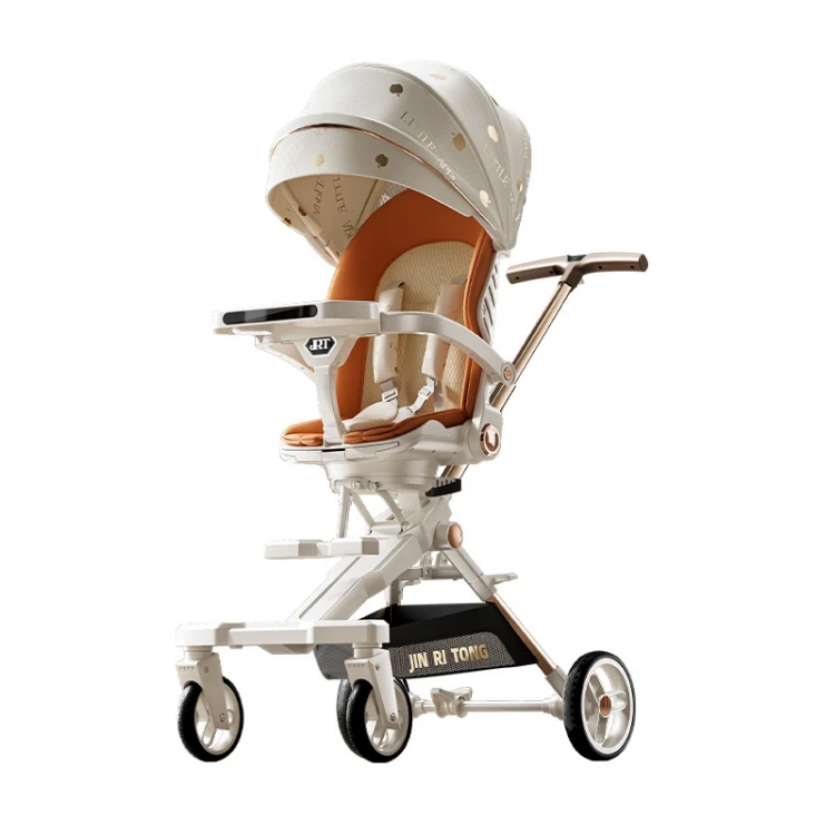 Two Way Kids Travel Seat Pram Cart Carrier Carriage Portable Baby Trolley Stroller With Music