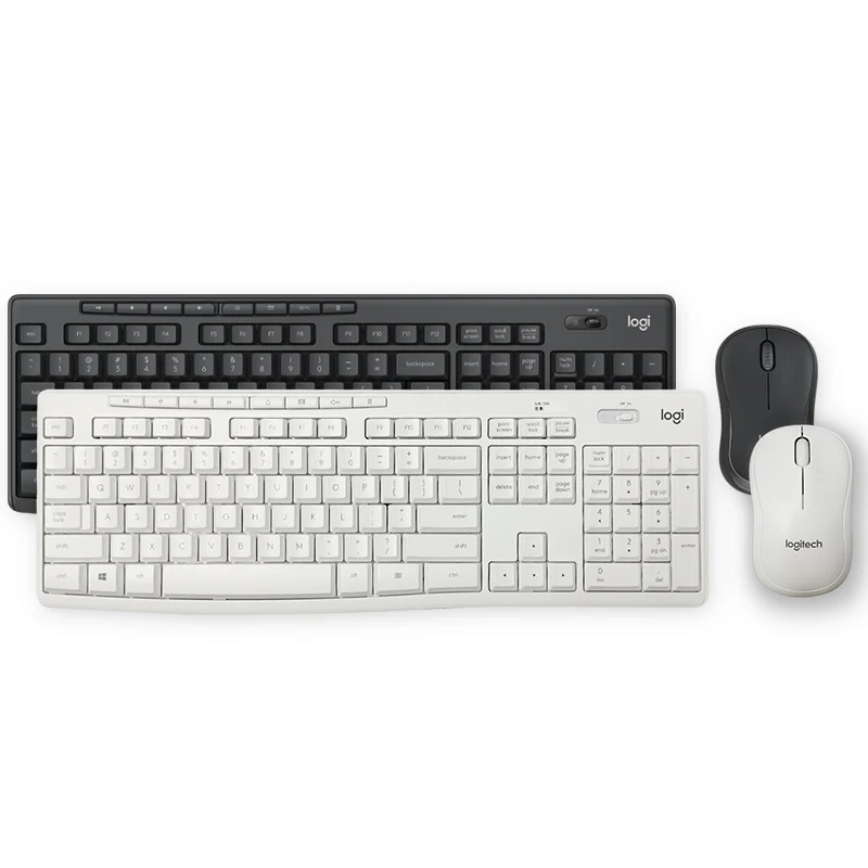 Customization Wholesale Logitech MK295 Silent Wireless Keyboard Mouse Combo 2.4GHz Wireless Office Keyboard Mouse Set