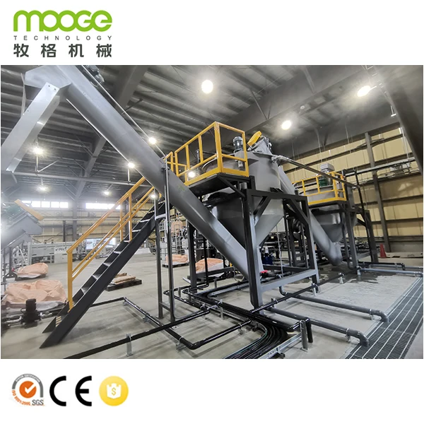 MOOGE Brand Coke bottle plastic water bottle PET plastic recycling washing line