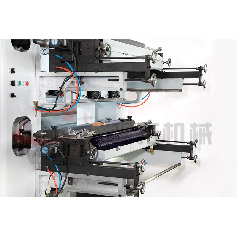 QTL Type High Speed Nonwoven Fabric Flexo 2 /4 / 6Colour Printing Machine Roll to Roll Fabric Printing Machine