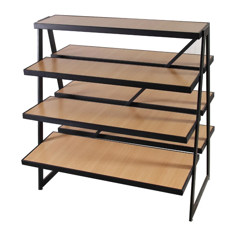 tz-0501 Wholesale Boutique Metal Clothing Racks Store Display Shelves Garment Rack for Shop