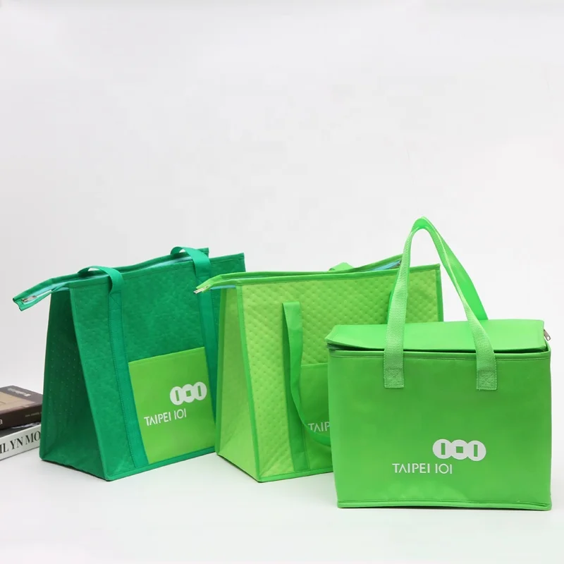
Guaranteed Quality New Design With Custom Logo for farmer and hotel keep food vegetable fresh Non-woven Cooler Bags 