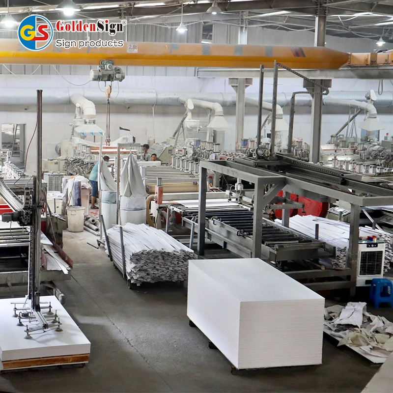 Goldensign 18mm PVC Foam Board new material plastic PVC foam sheet