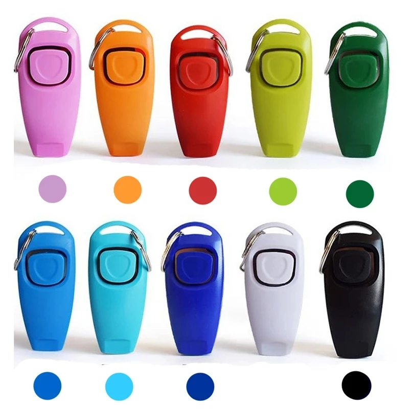 Pet Training Device Plastic Dog Training Whistle Clicker Dog Guide Tool Trainer Aid For Household Animal Dogs Accessories