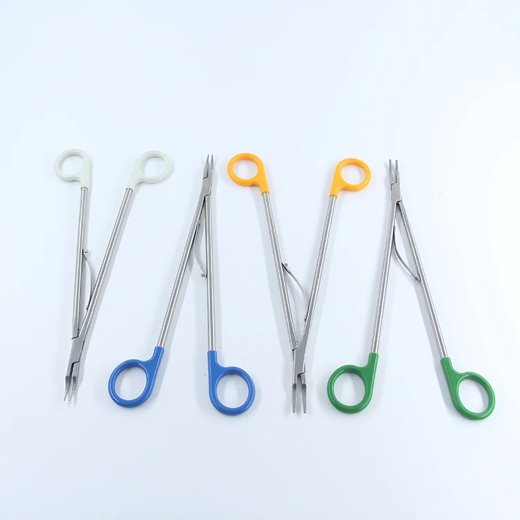 Reusable ligating applicator open surgery hem-o-lok clips applier with titanium clip