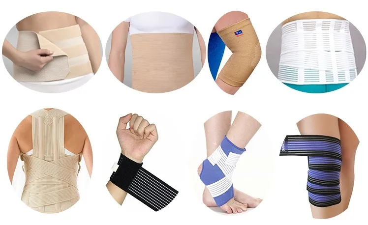 Customized 2 INCH Beige Medical Elastic Loop Strap