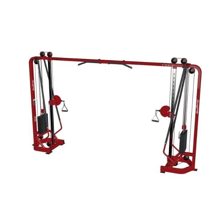 Commercial Gym equipment  pin selection strength machine  world fitness Dual Cable Adjustable cable crossover machine