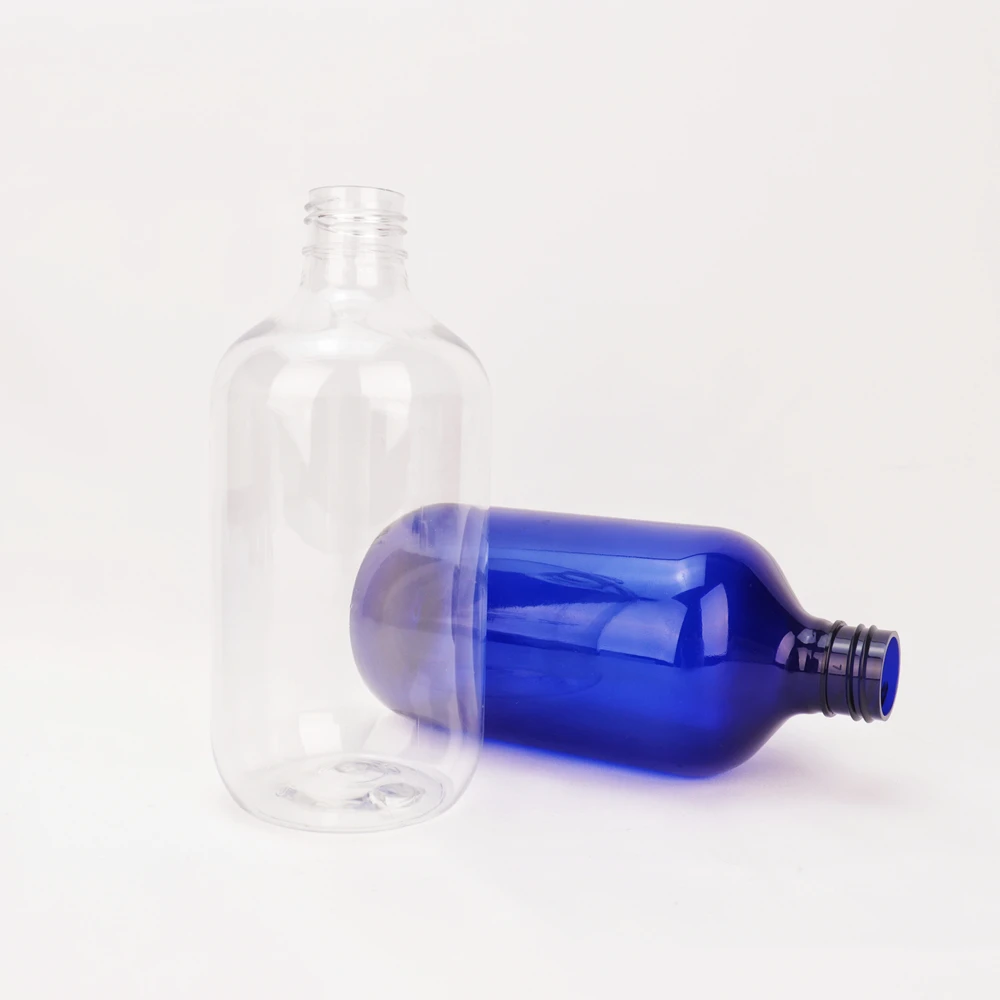 12oz Empty Brown Plastic Body Lotion Pump Bottle Liquid Soap Pet 250ml alcohol hand washing liquid PET plastic bottle