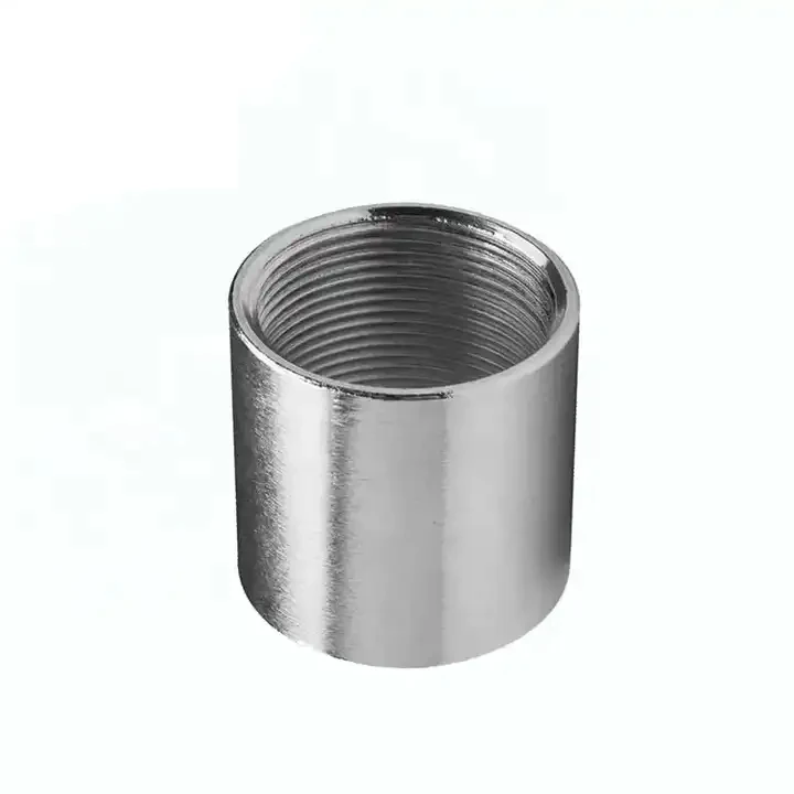 Manufacturer Galvanized steel coupling carbon steel socket with BSP DIN NPT thread