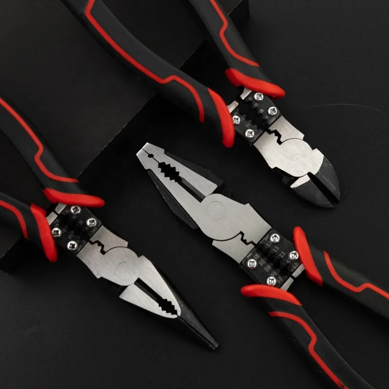 Multifunctional Electrician hardware Tools Universal Diagonal Pliers Needle Nose Pliers Universal Wire Cutters