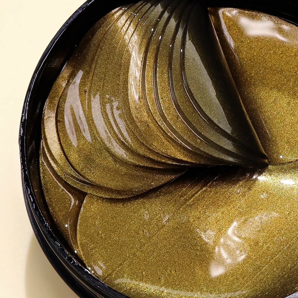 Private Label Lighten Dark Circles Fine Lines Wrinkle Eye Bags Hydrogel Vegan Caffeine Under Eyes Patches