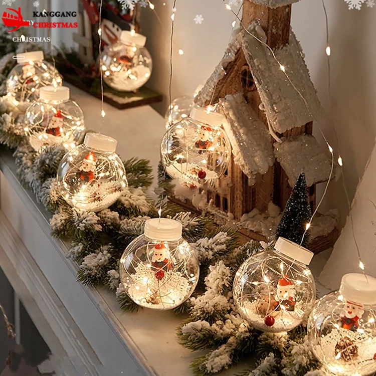 KangGang Christmas LED Wishing Ball Copper Curtain Light Shopping Mall Shop Home Decoration Light String Christmas Ball Light