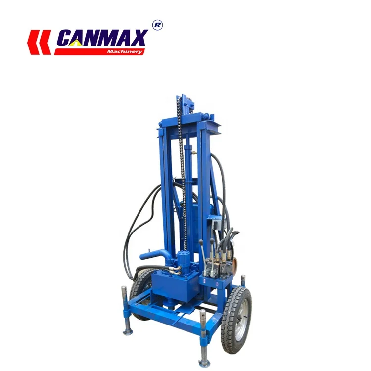 Portable Small Water Well Bore Hole Well Drilling Machine/ Hydraulic Bore Water Well Rig Good Price Borewell Drilling Machine