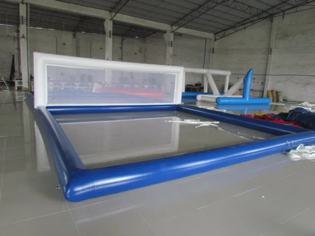 12X6M China Guangzhou inflatable water park games volleyball court for sale