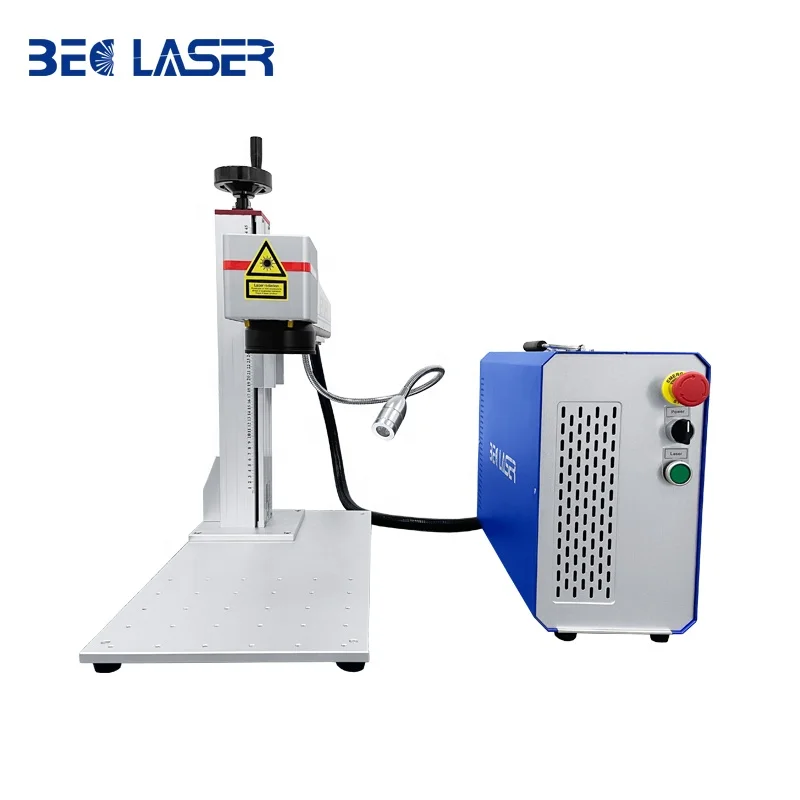 JPT Raycus Fiber Metal 20w  30w 50w Silicone Laser Engraving marking  Machine for leather Acrylic wood cutting