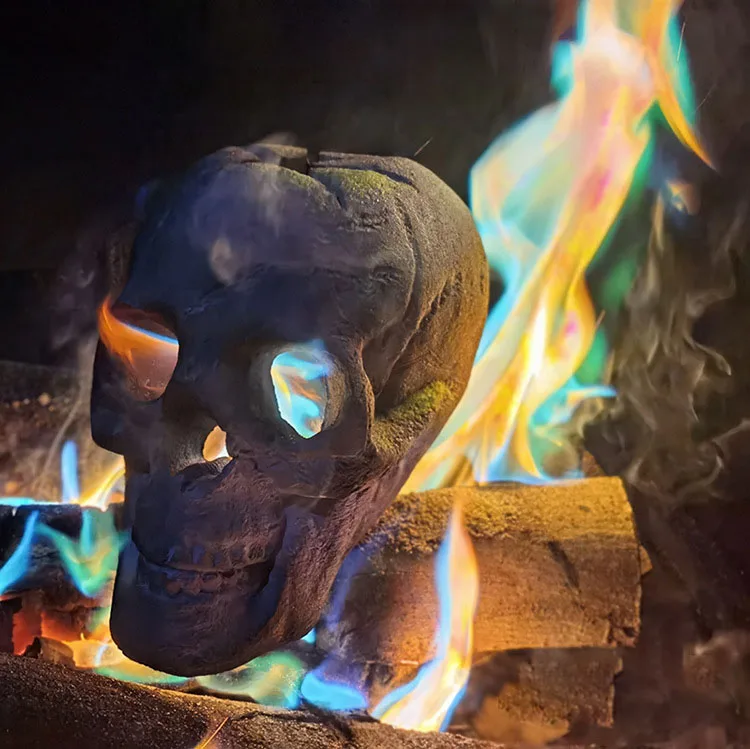 Outdoor Campfire Magic Flame Colorful Fire Powder Party Festive Fireplace Supplies