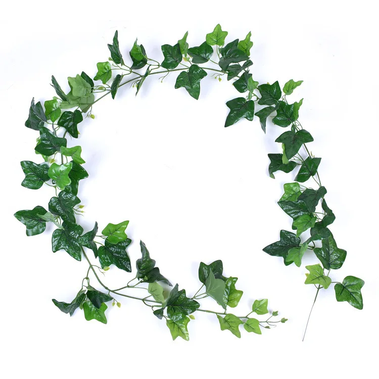 Strands Artificial Grape Vine Leaf Plants Vine Hanging Garland Fake Home Kitchen Garden Office Wedding Wall Decor