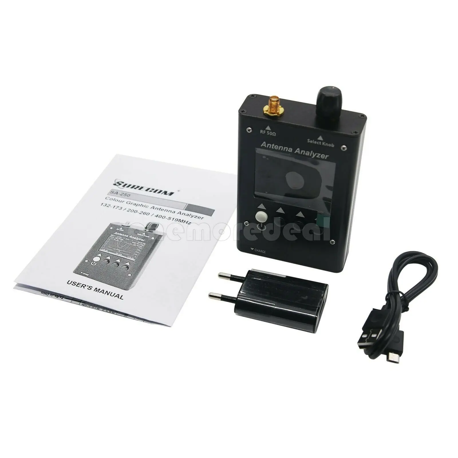 NEW MODEL SURECOM SA250 Full Band VHF/UHF Color Graphic Antenna Analyzer