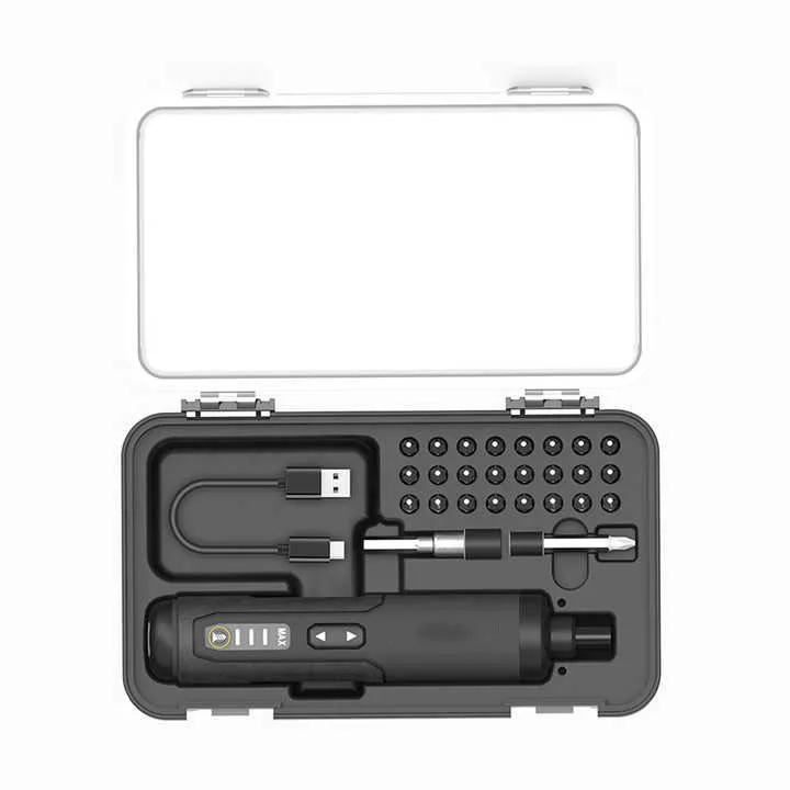 Women kid  Li-ion Battery  Cross border 4.2V mini folding USB lithium rechargeable  electric screwdriver tool set 5 pack