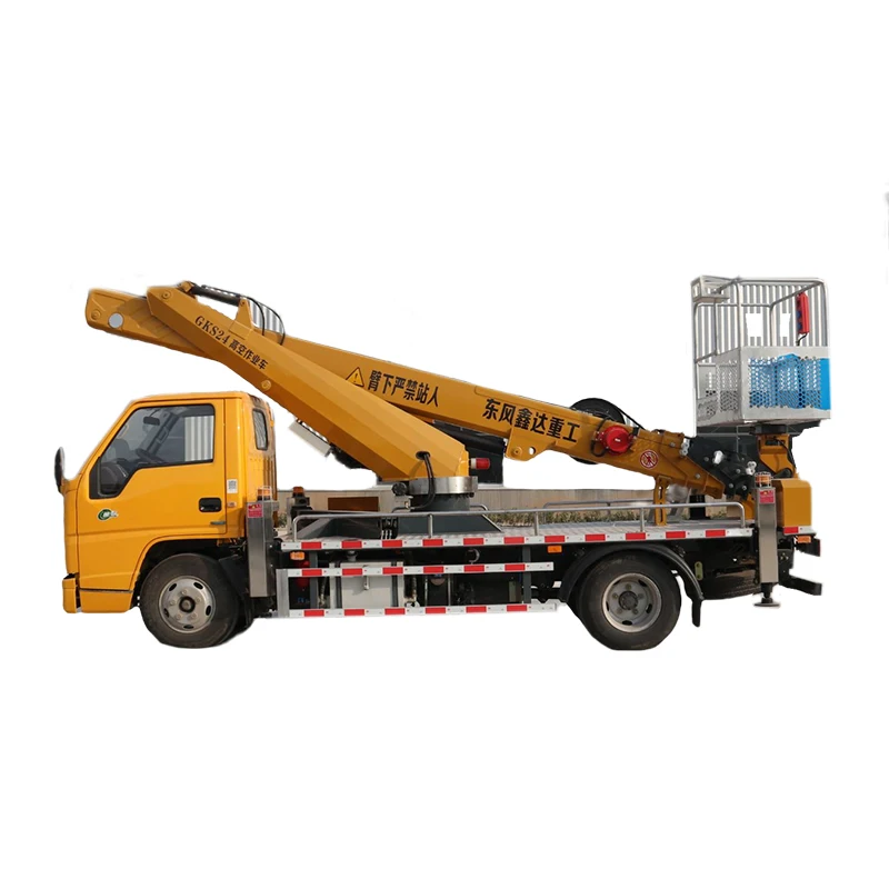 Best Price 360 Degree Rotation Truck Mounted Telescopic Boom Lift Aerial Work Platform
