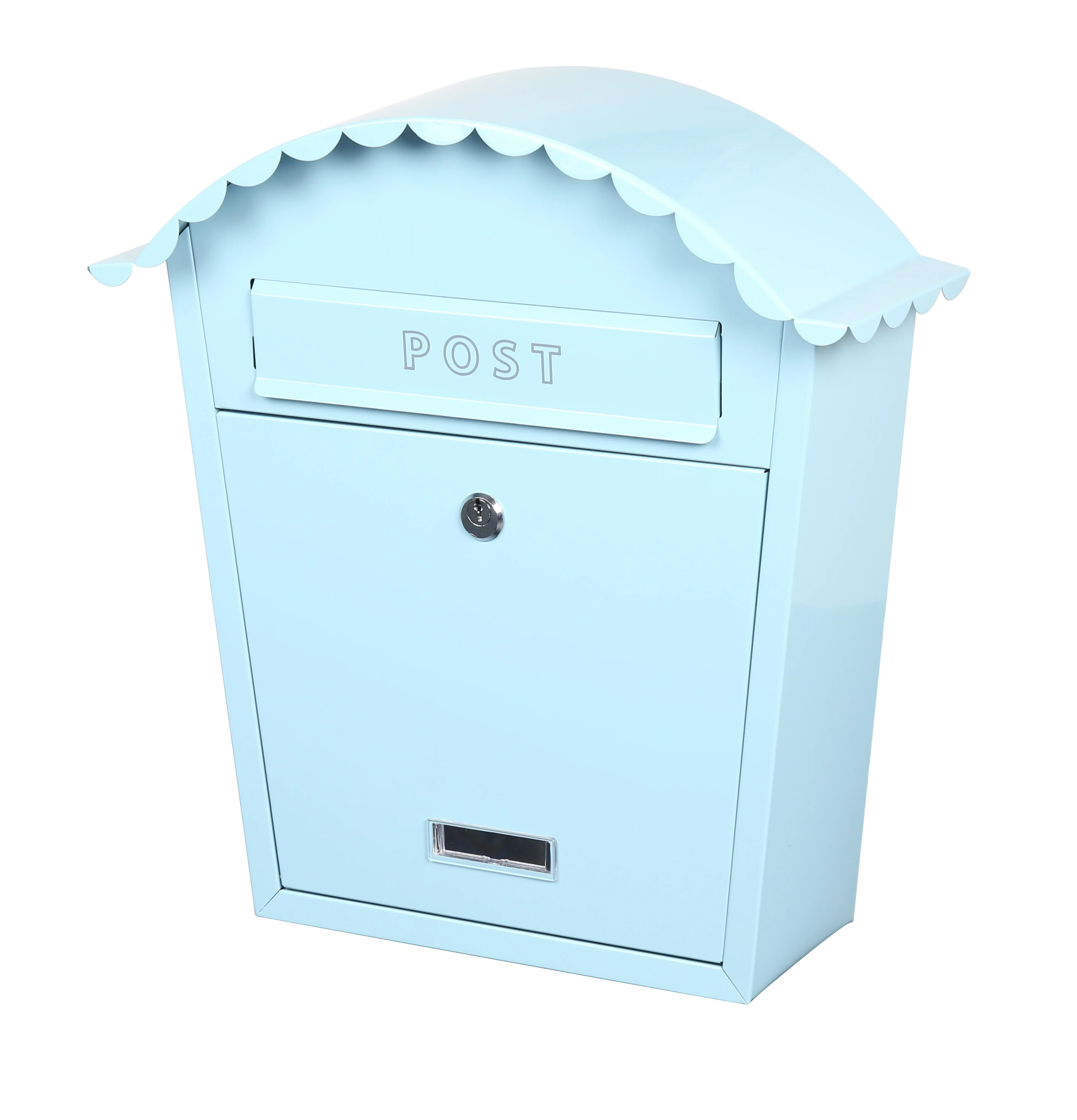 euro modern color customized metal outdoor wall mounted mailbox china big cheap steel mailbox