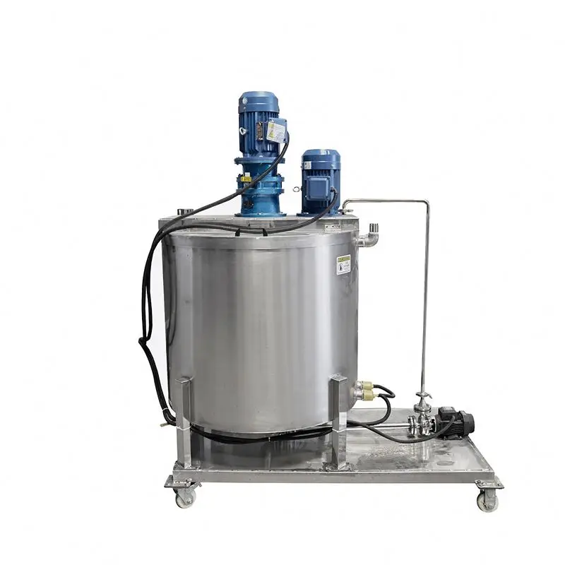 with mixer chemical heating emulsion jacket mixing tank detergent soap making machine