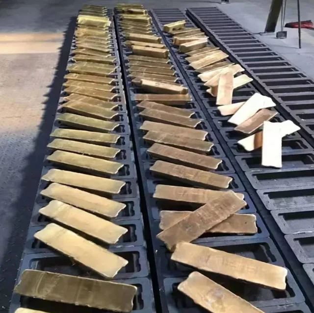 Hot Sale Yellow Brass Ingot 58%-60% for Casting Copper Ingot Free Sample with Low Price