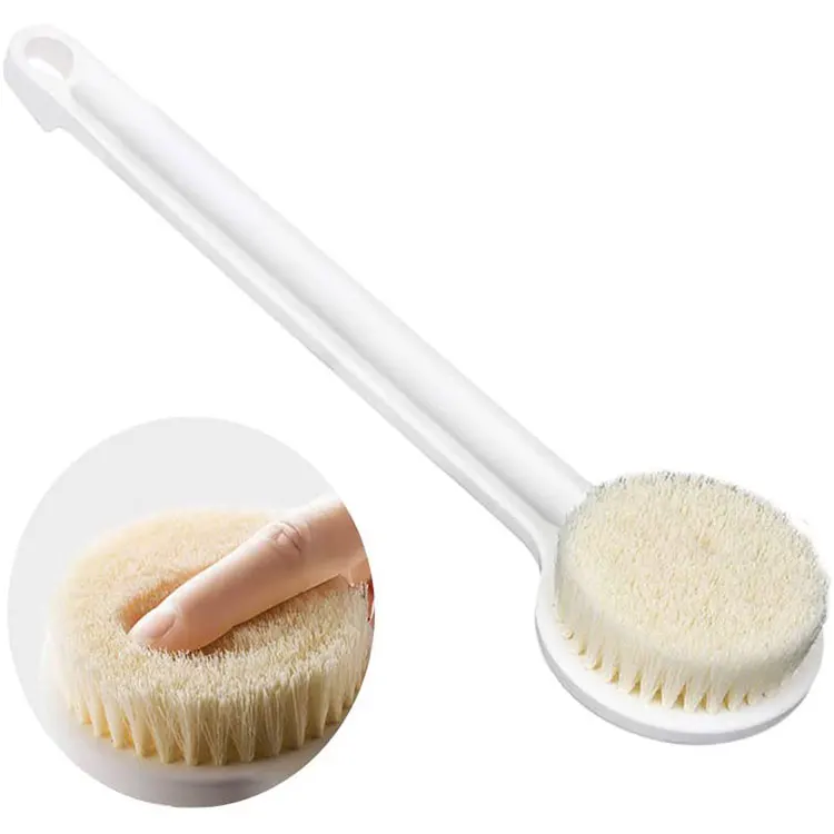 
For both men and women soft silicone bath brush superior quality bath brushes for body long handle cleaning brush set 