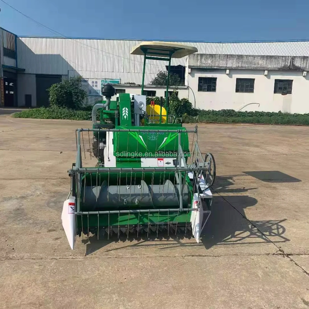 Manufacture crawler self-propelled full feed rice combine harvester