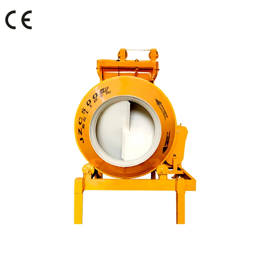 Rubber Tire 500 litre Mobile Concrete Mixer with Self Loading from China