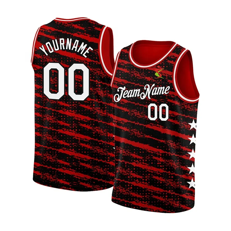 Custom Wholesale Design Retro Sublimation Reversible BasketBall Kids Singlets Vests Kit Set Shirt Men Basketball Jersey Uniform
