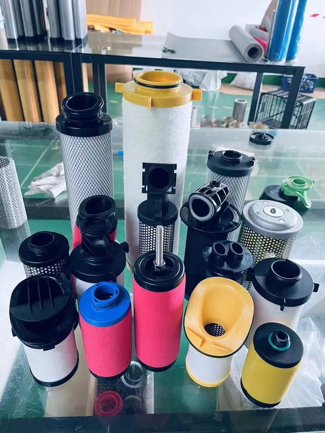 Hot-selling Paint Mist Filter Spray Booth Air Intake Bag Filter Media Paint Booth Rhombus Honeycomb Pocket Filter Roll